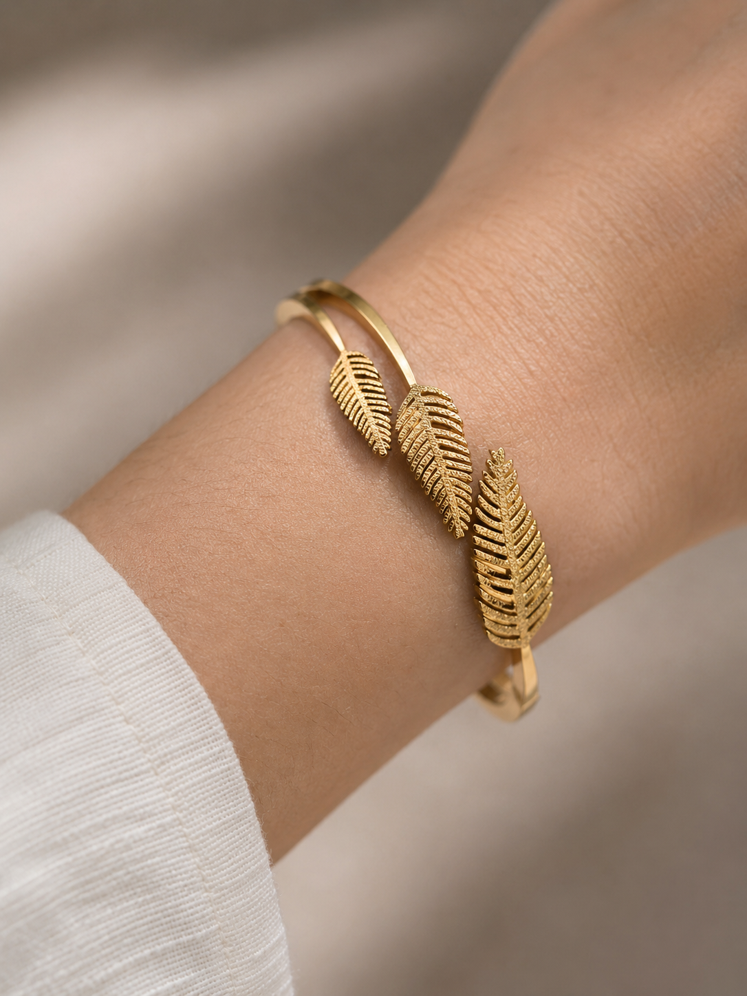 Ferna Leaf Flex Bracelet